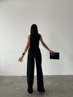 Women’s Vest & Wide-Leg Pants Set – Elegant & Modern Style-5